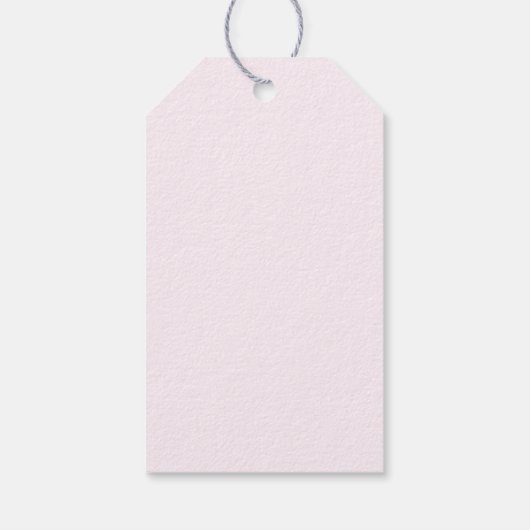 Lächelndes rosa Faultier, das ein Cabrio antreibt  Geschenkanhänger (Rückseite)