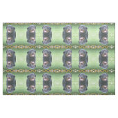 Lächelndes Rottweiler Stoff (Fat Quarter (45,7 x 55,9 cm))