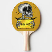 Lächelndes Schädel Tischtennis Schläger (Vorderseite)