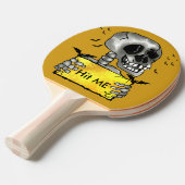Lächelndes Schädel Tischtennis Schläger (Vorderseite)