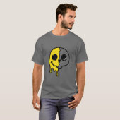 Lächelndes Schädelgesicht T-Shirt (Vorne ganz)