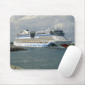 Lächelndes Schiff im Kanal Mousepad (Mit Mouse)