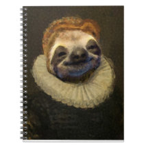 Lächelndes Sloth-Notebook
