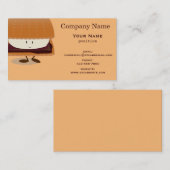 Lächelndes S'more Visitenkarte (Vorne/Hinten)