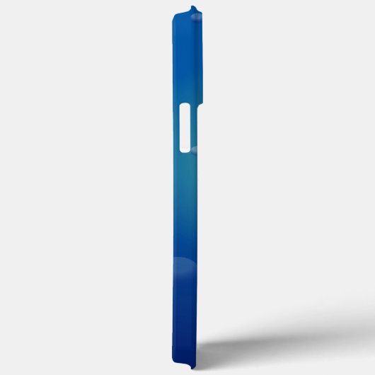 Lächelndes Sonnenhai auf blauem Hintergrund Case-Mate iPhone Hülle (Rückseite / Rechts)