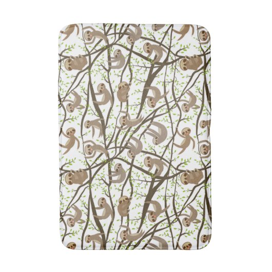 Lächelndes Trägheits-Muster Badematte (Vorderseite Vertikal)