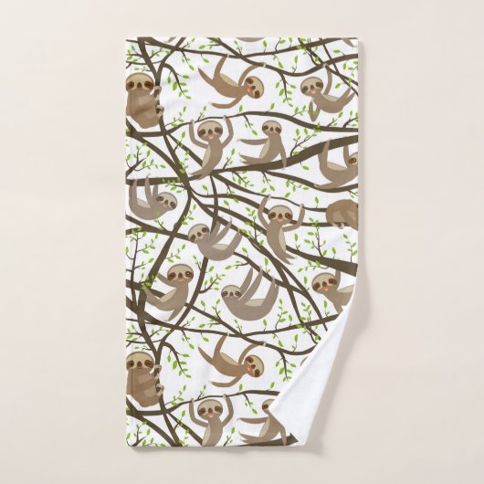 Lächelndes Trägheits-Muster Badhandtuch Set (Handtuch)