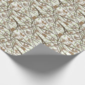 Lächelndes Trägheits-Muster Geschenkpapier (Ecke)