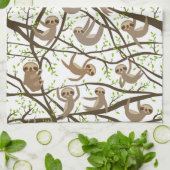 Lächelndes Trägheits-Muster Geschirrtuch (Gefaltet)