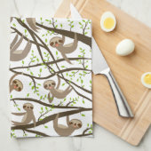 Lächelndes Trägheits-Muster Geschirrtuch (Viertel Falte)