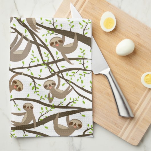 Lächelndes Trägheits-Muster Geschirrtuch (Viertel Falte)