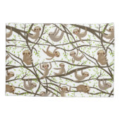 Lächelndes Trägheits-Muster Kissenbezug (Rückseite-Links)