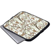 Lächelndes Trägheits-Muster Laptopschutzhülle (Vorne Knopf)