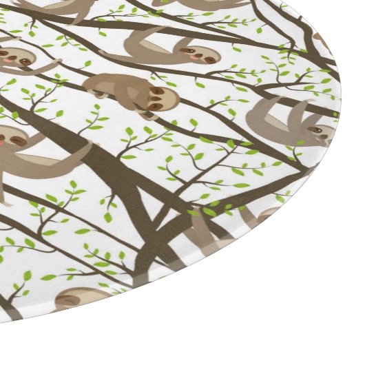 Lächelndes Trägheits-Muster Schneidebrett (Ecke)