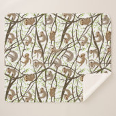 Lächelndes Trägheits-Muster Sherpadecke (Vorderseite (Horizontal))