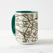 Lächelndes Trägheits-Muster Tasse (Vorderseite Links)