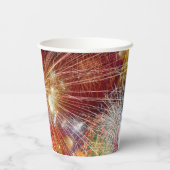 Lächelndes WC-Gesicht Pappbecher (Rückseite)