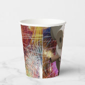 Lächelndes WC-Gesicht Pappbecher (Rechts)