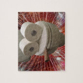 Lächelndes WC-Gesicht Puzzle (Vertikal)