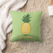 Lächelndes Wurfs-Kissen der Ananas-| Kissen (Decke)
