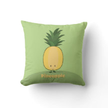 Lächelndes Wurfs-Kissen der Ananas-|