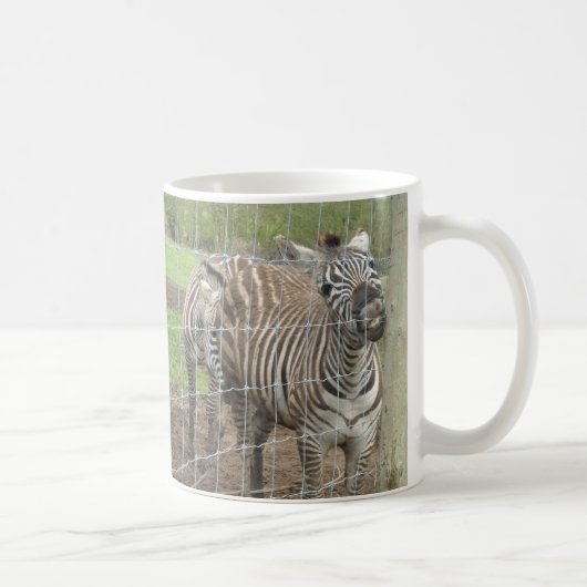 Lächelndes Zebra Kaffeetasse (Rechts)