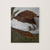 Lächelndes Ziegen-Puzzlespiel Puzzle (Vertikal)