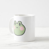 Lächelniger Frosch Kaffeetasse (Vorderseite Links)
