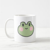 Lächelniger Frosch Kaffeetasse (Links)