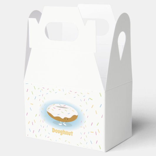 Lächelnuss mit Sprinklen | Favor Box Geschenkschachtel (Geöffnet)