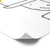 Lächelposter drucken poster (Ecke)