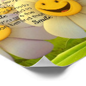 Lächelposter für besondere Anforderungen Poster (Ecke)