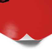 Lächelposter Poster (Ecke)