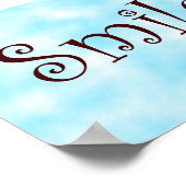 Lächelposter Poster (Ecke)