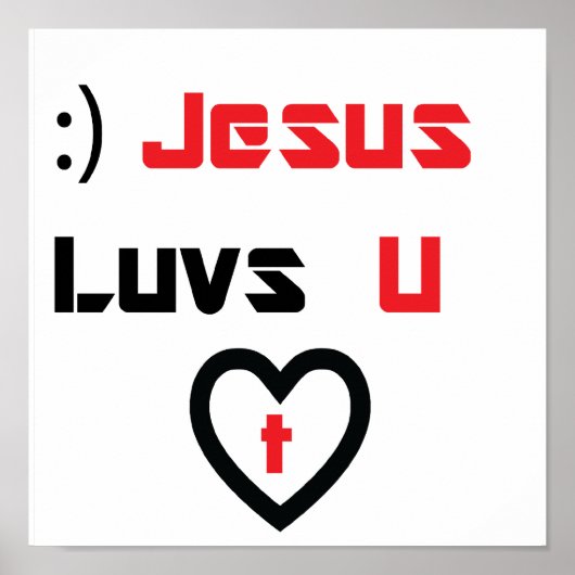 Lächelposter Poster (Vorne)