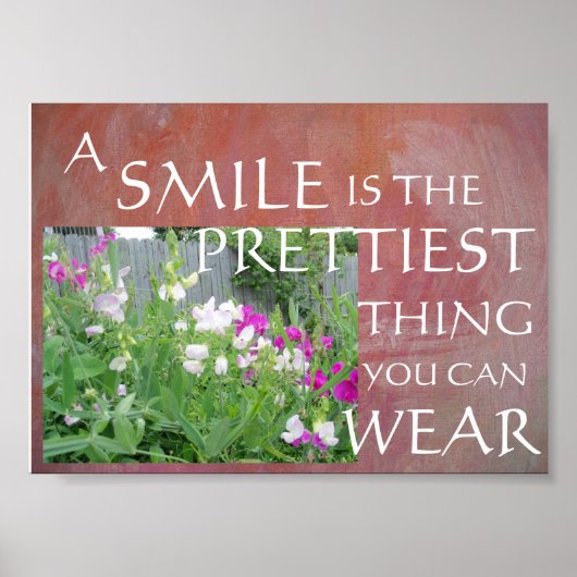 Lächelposter Poster (Vorne)