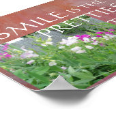 Lächelposter Poster (Ecke)