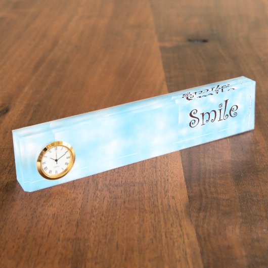 Lächelschild Namensplakette (Seite)