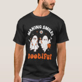 Lächelt Bootiful Funny Ghost Dentist Halloween Den T-Shirt (Vorderseite)