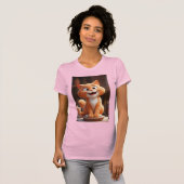 Lächelt Kitty Cat! T-Shirt (Vorne ganz)
