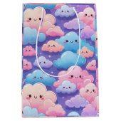 Lächelwolken Mittlere Geschenktüte (Vorderseite)