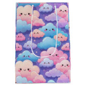 Lächelwolken Mittlere Geschenktüte (Rückseite)
