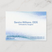 Lächelzahnarztkarte Visitenkarte (Rückseite)