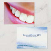 Lächelzahnarztkarte Visitenkarte (Vorne/Hinten)