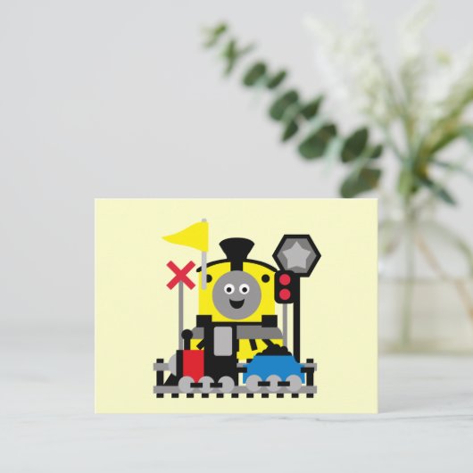 Lächelzug Postkarte (Stehend Vorderseite)