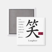 Lachen 1 magnet (Vorderseite/Rückseite)