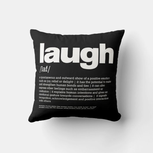 Lachen 2 kissen (Rückseite)