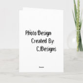 Lachen an den Geburtstagen Karte (Rückseite)