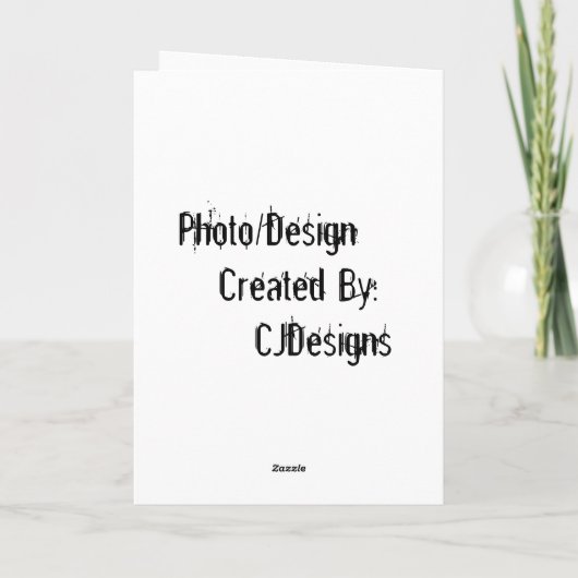 Lachen an den Geburtstagen Karte (Rückseite)