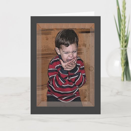 Lachen an den Geburtstagen Karte (Vorderseite)